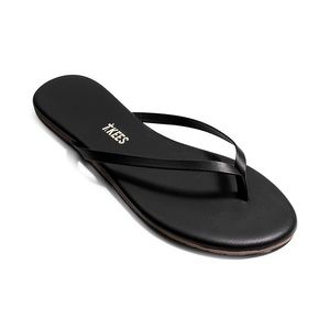 TKEES Lily Liners Leather Flip Flops (size 7)